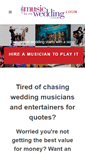 Mobile Screenshot of musicformywedding.com.au